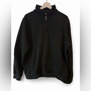 Kenneth Cole Men's Dark Green Half-Zip Pullover Sweater